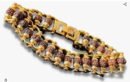 5 Mukhi Rudraksha Bracelet + Premium Quality Mahadev Trishul Damru Pendant for Men and Women