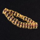 5 Mukhi Rudraksha Bracelet + Premium Quality Mahadev Trishul Damru Pendant for Men and Women