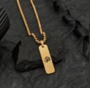 Om pendant 18k  Pendant with chain