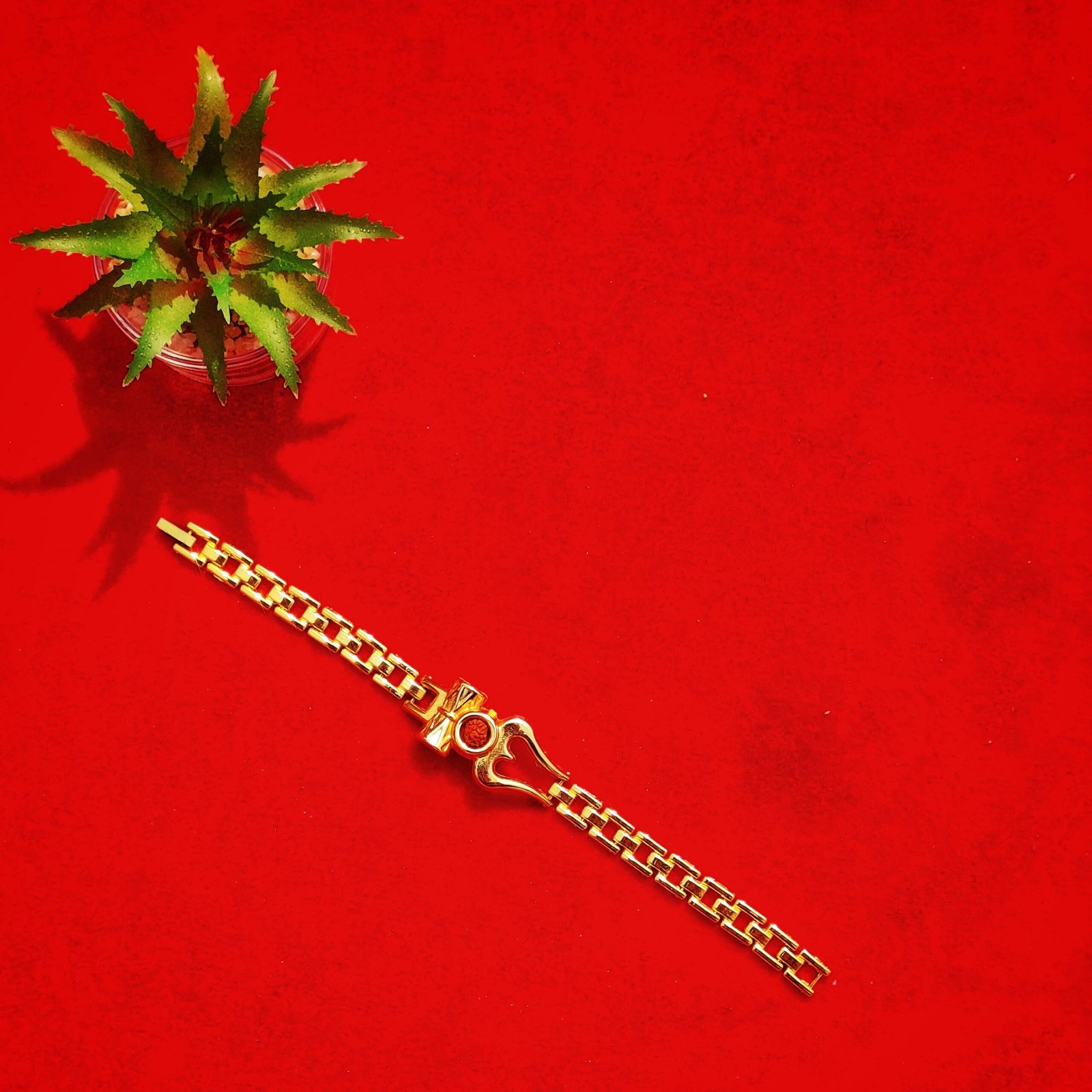 Om Damroo 5 Mukhi Rudraksha Bracelet for Men & Women - Image 6