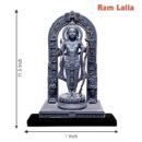 Ram Lalla Idol Ayodhya MDF Murti Statue (11.5 x 7 Inches)