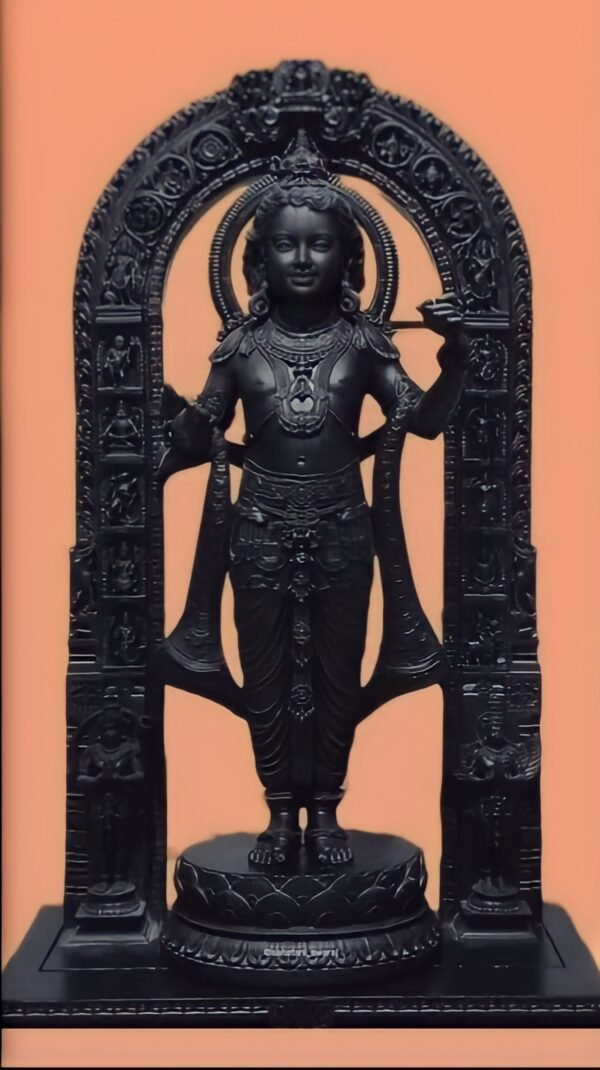 Ram Lalla Idol Ayodhya MDF Murti Statue (11.5 x 7 Inches) - Image 3