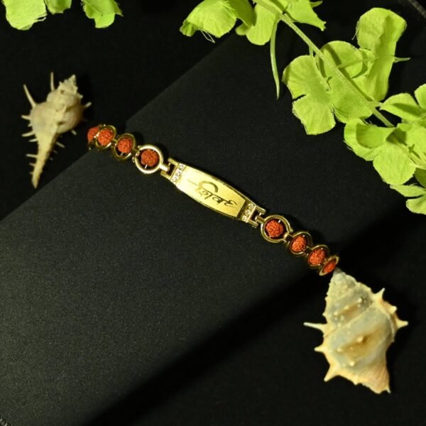 Shiv 5 Mukhi Rudraksha Bracelet for man and woman - Image 3