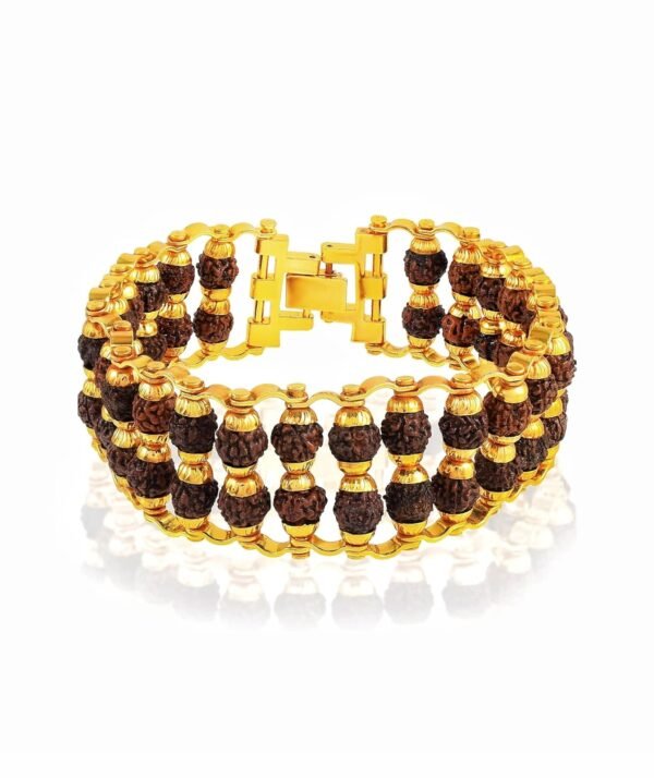 48 Beads Original  7-Mukhi Rudraksha  Bracelet for Men and Women