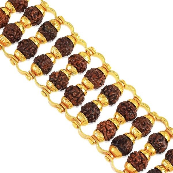 48 Beads Original  7-Mukhi Rudraksha  Bracelet for Men and Women - Image 4
