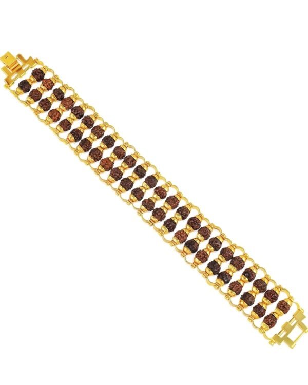 48 Beads Original  7-Mukhi Rudraksha  Bracelet for Men and Women - Image 3