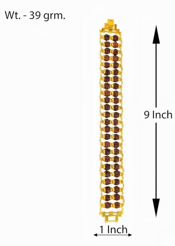 48 Beads Original  7-Mukhi Rudraksha  Bracelet for Men and Women - Image 5