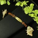 Om  Namah Shivay 5 Mukhi Rudraksha Bracelet for man and woman