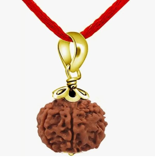 Nepali 5 Mukhi Rudraksha 5 Mukhi Faced  Gold Plated Pendant
