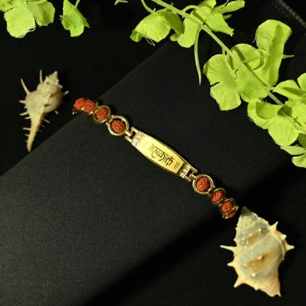 Mahakal 5 Mukhi Rudraksha Bracelet for man and woman - Image 3