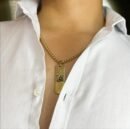 Om pendant 18k  Pendant with chain