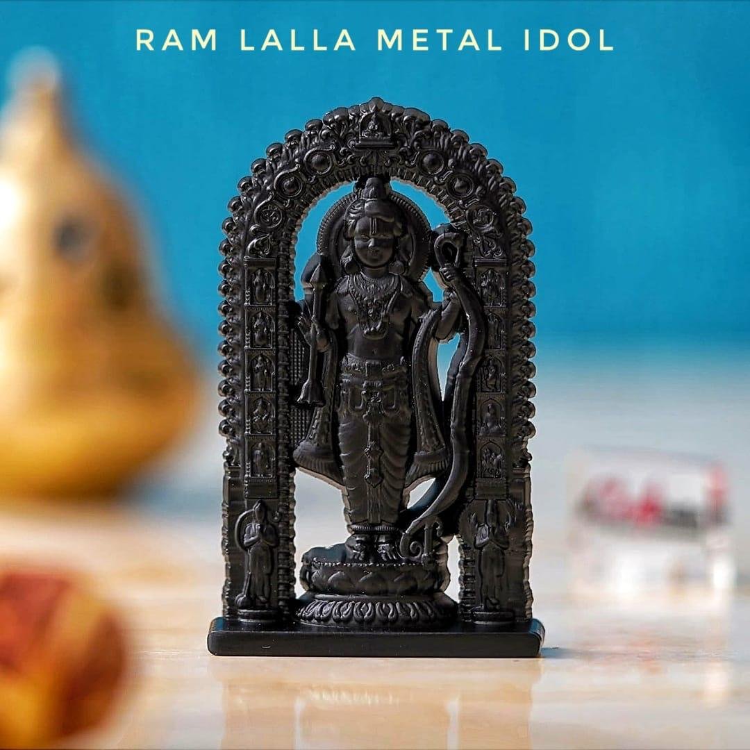 Ram Lalla Metal Idol | Diwali Worship | For Car & Bus Dashboard |