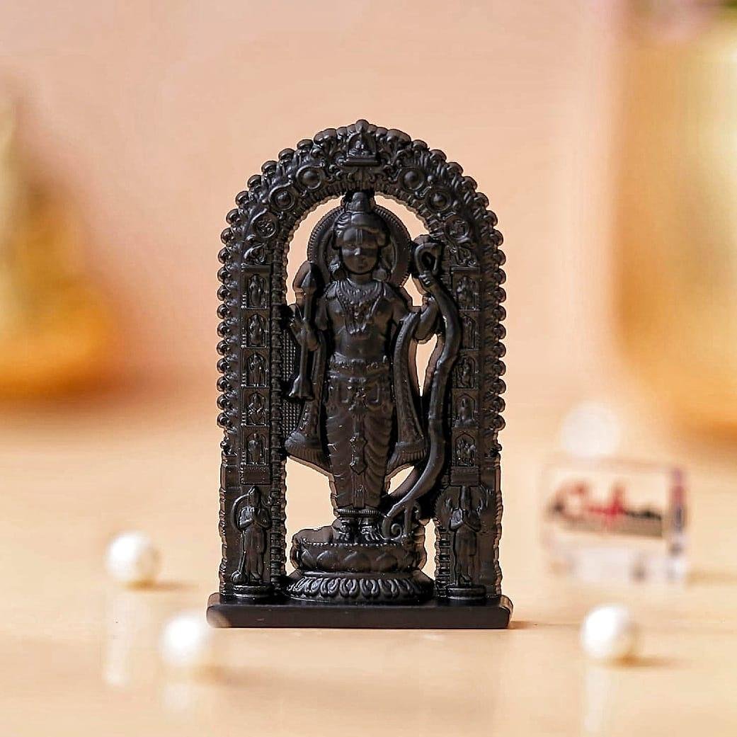 Ram Lalla Metal Idol | Diwali Worship | For Car & Bus Dashboard | - Image 2