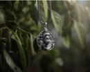 Silver-Plated God Hanuman Pendant Lord Bajrang Bali Locket+Chain For Men & Women