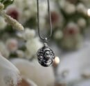 Silver-Plated God Hanuman Pendant Lord Bajrang Bali Locket+Chain For Men & Women